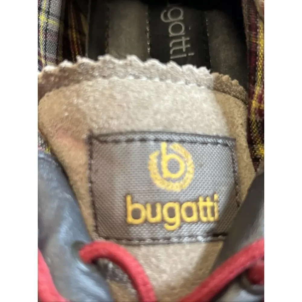 Bugatti Men's EU 46 US 13 Tan Suede Derby Lace-Up Shoes Comfort Classic